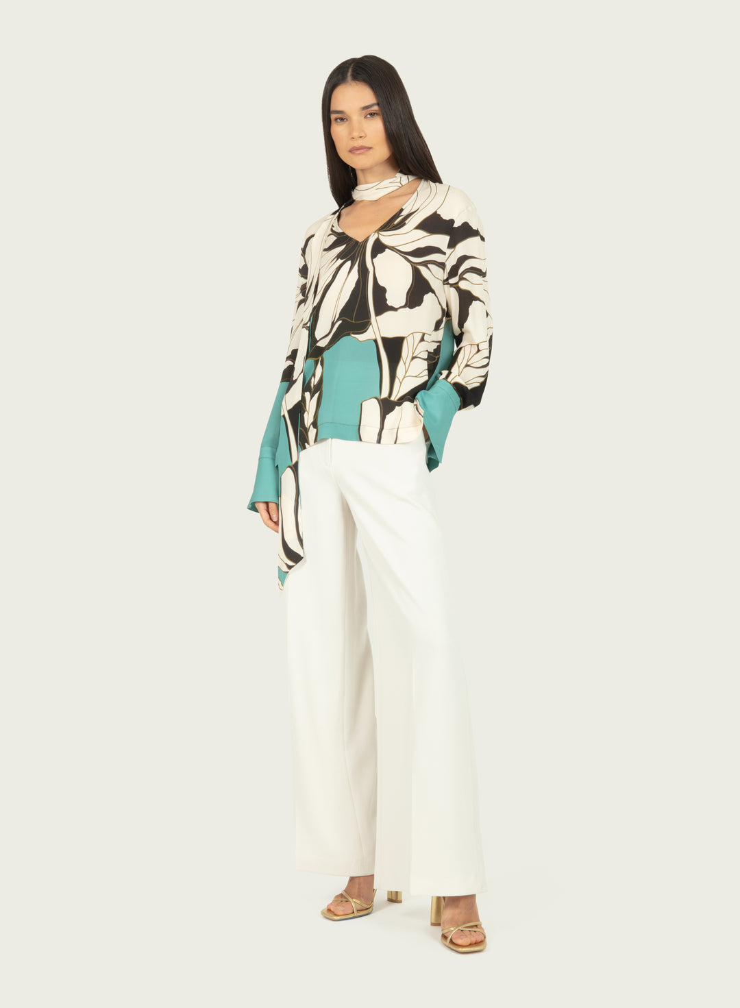Chiara Blouse - 100% Silk Double Georgette