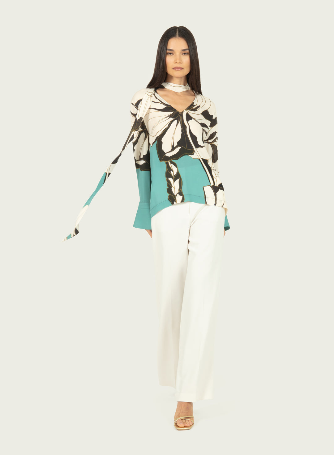 Chiara Blouse - 100% Silk Double Georgette
