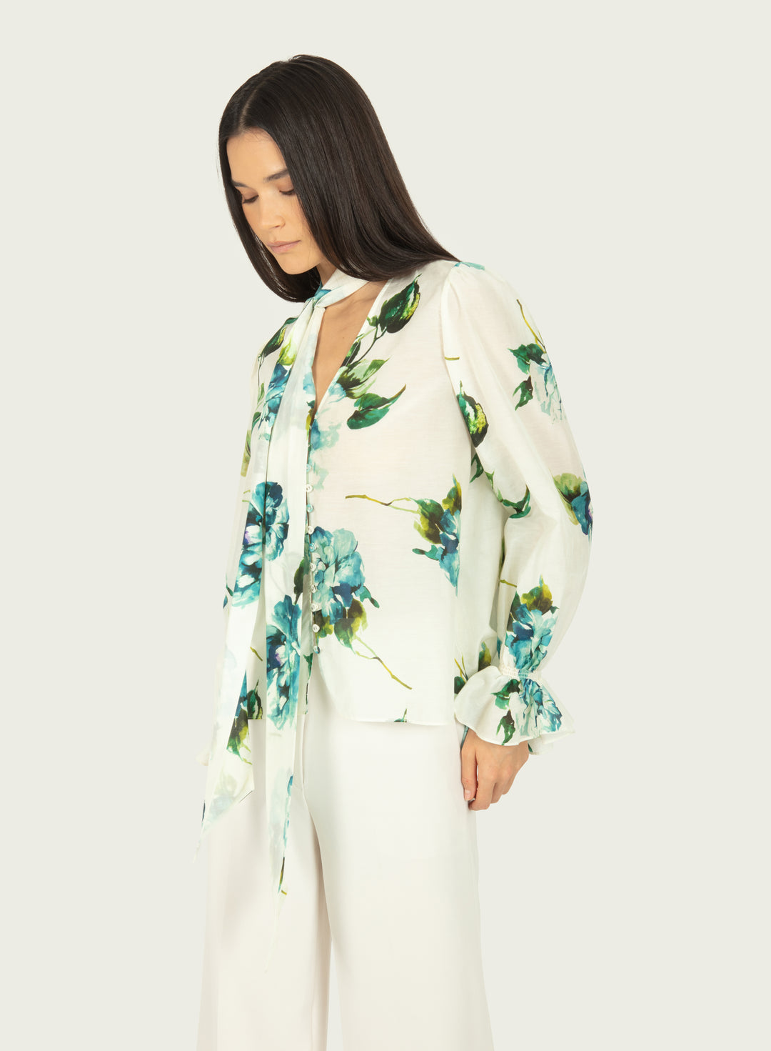 Eliana Blouse - Cotton Silk