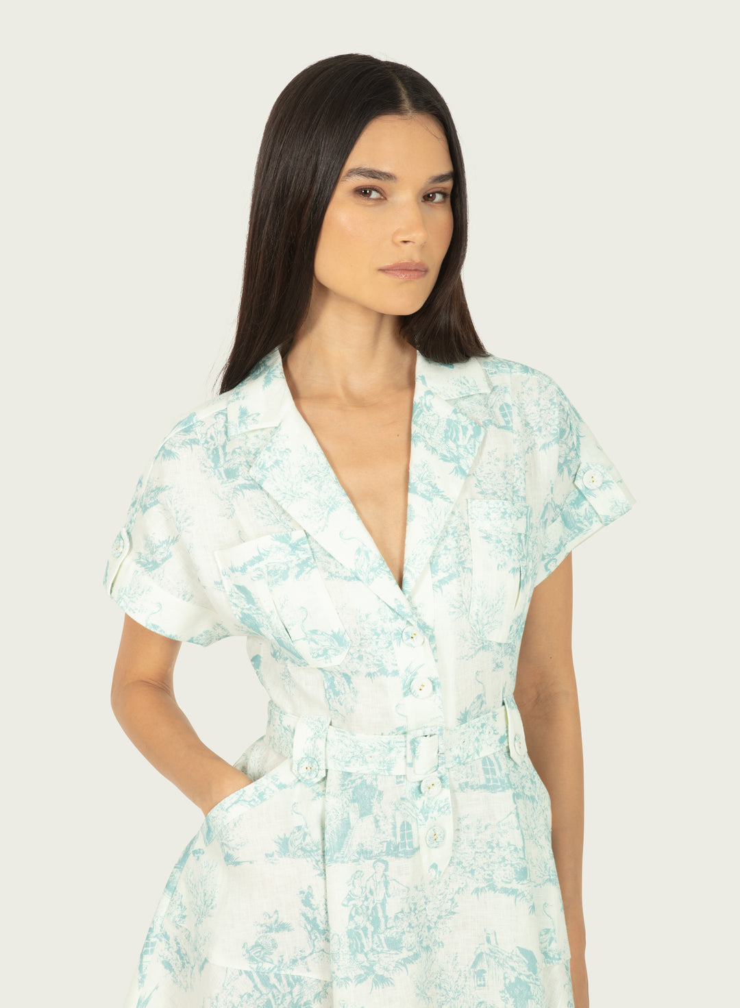 Malia Dress - Cotton Linen