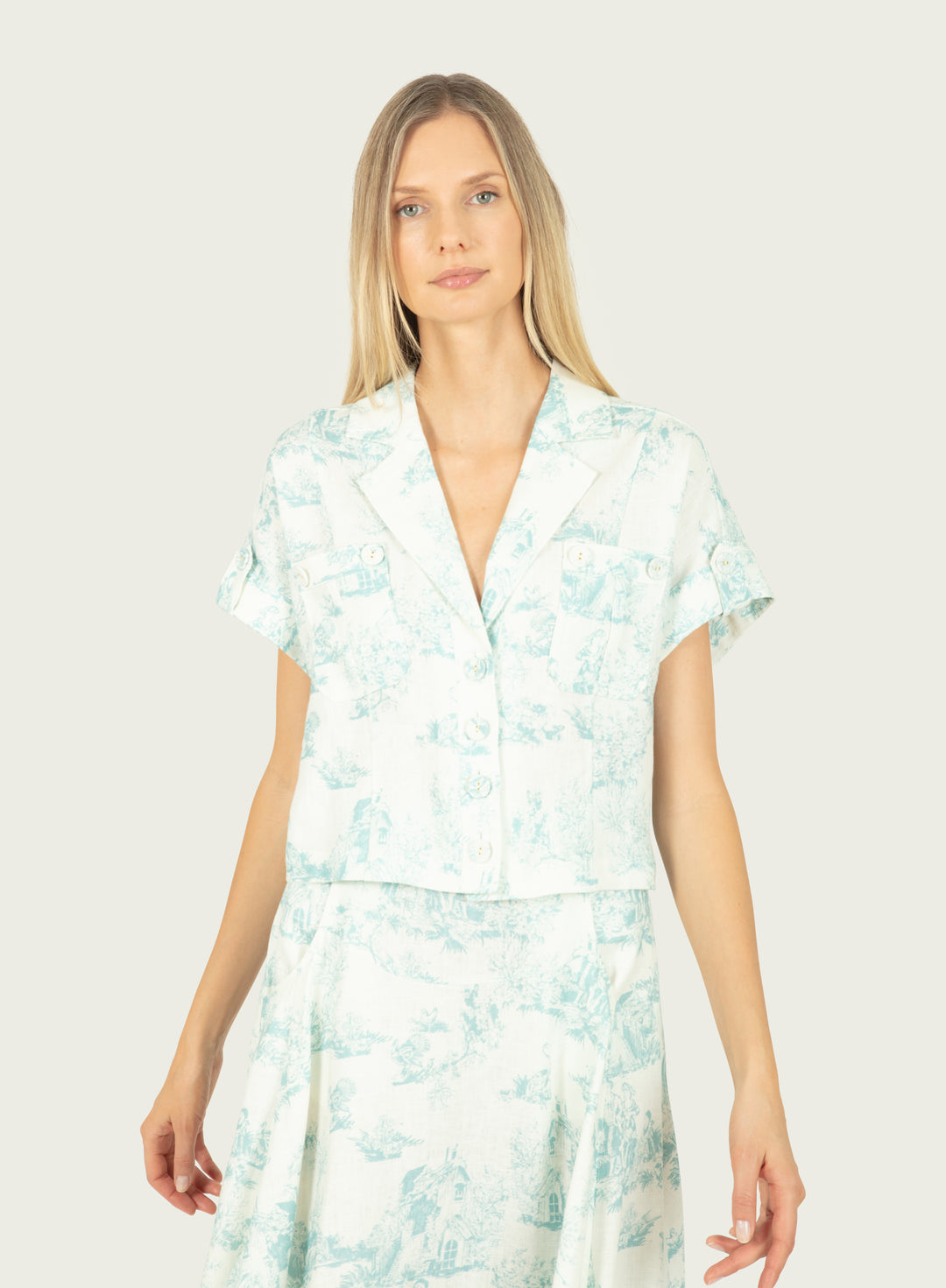 Vesta Top - Cotton Linen