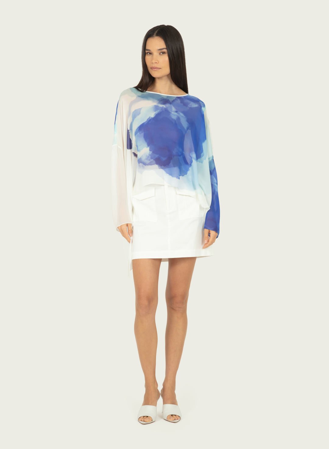 Vanna Top - 100% Silk Georgette
