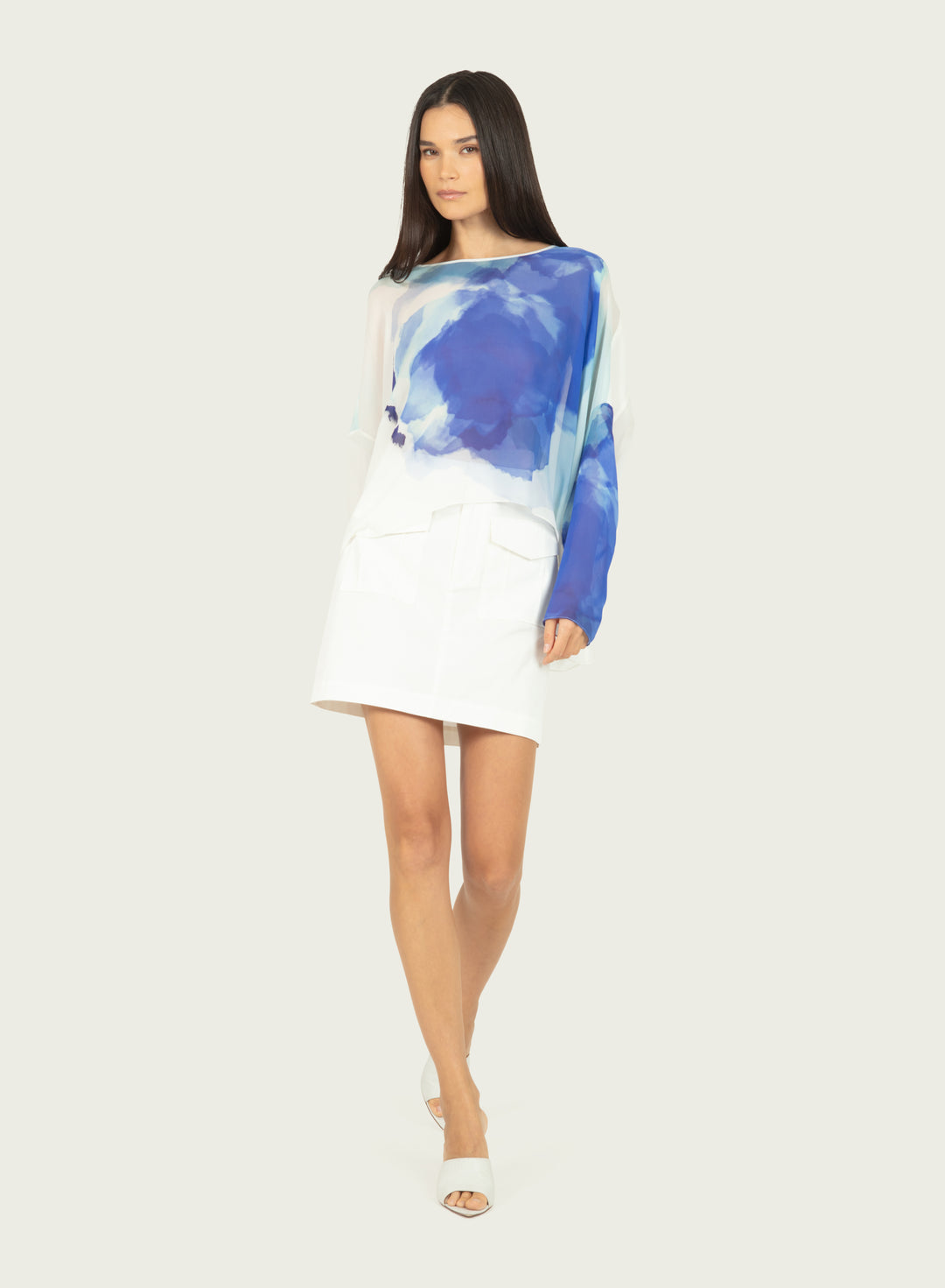 Vanna Top - 100% Silk Georgette