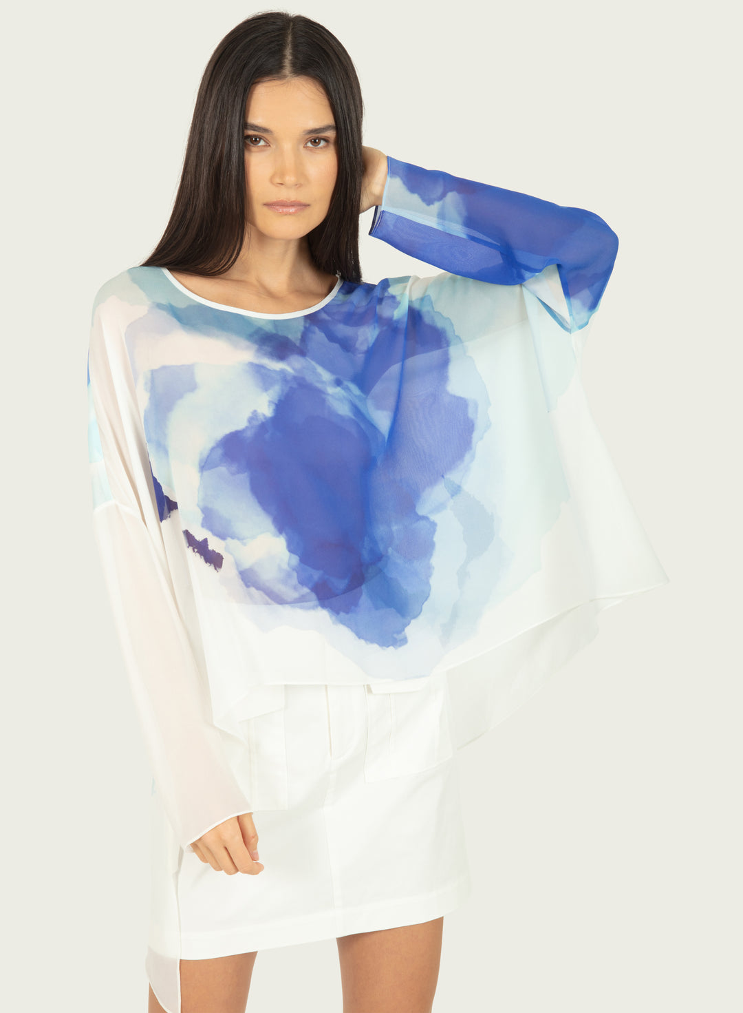 Vanna Top - 100% Silk Georgette