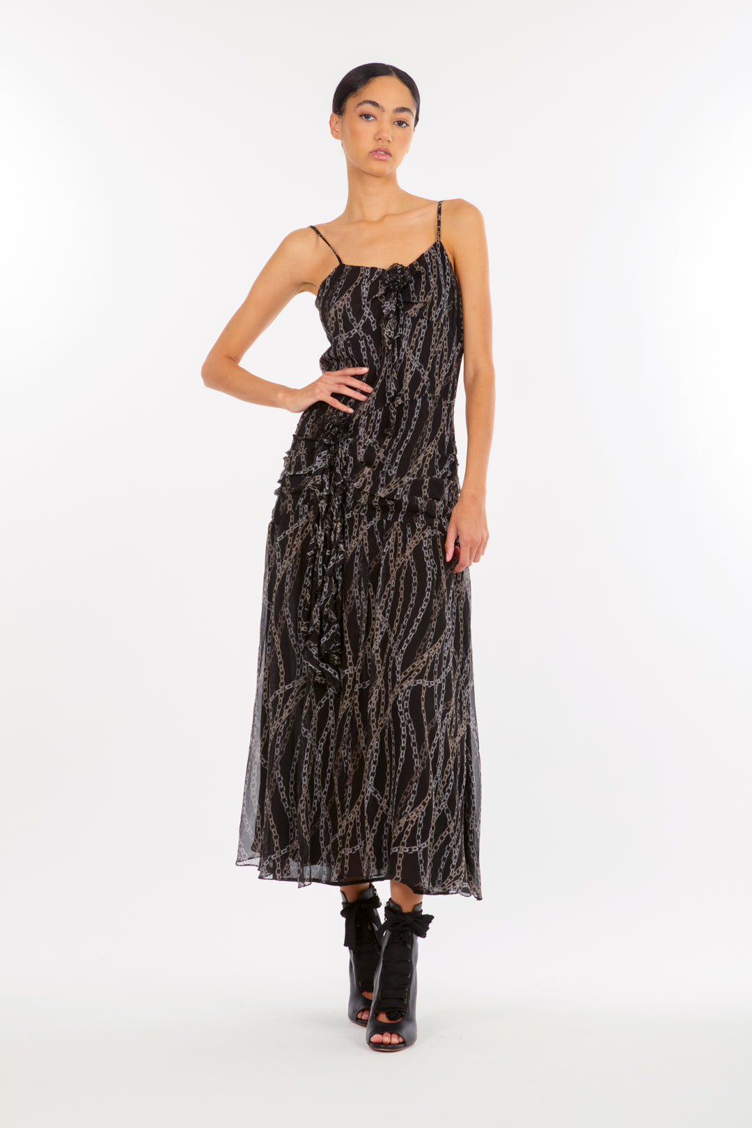 Mira Maxi Dress - 100% Organic Silk Chiffon