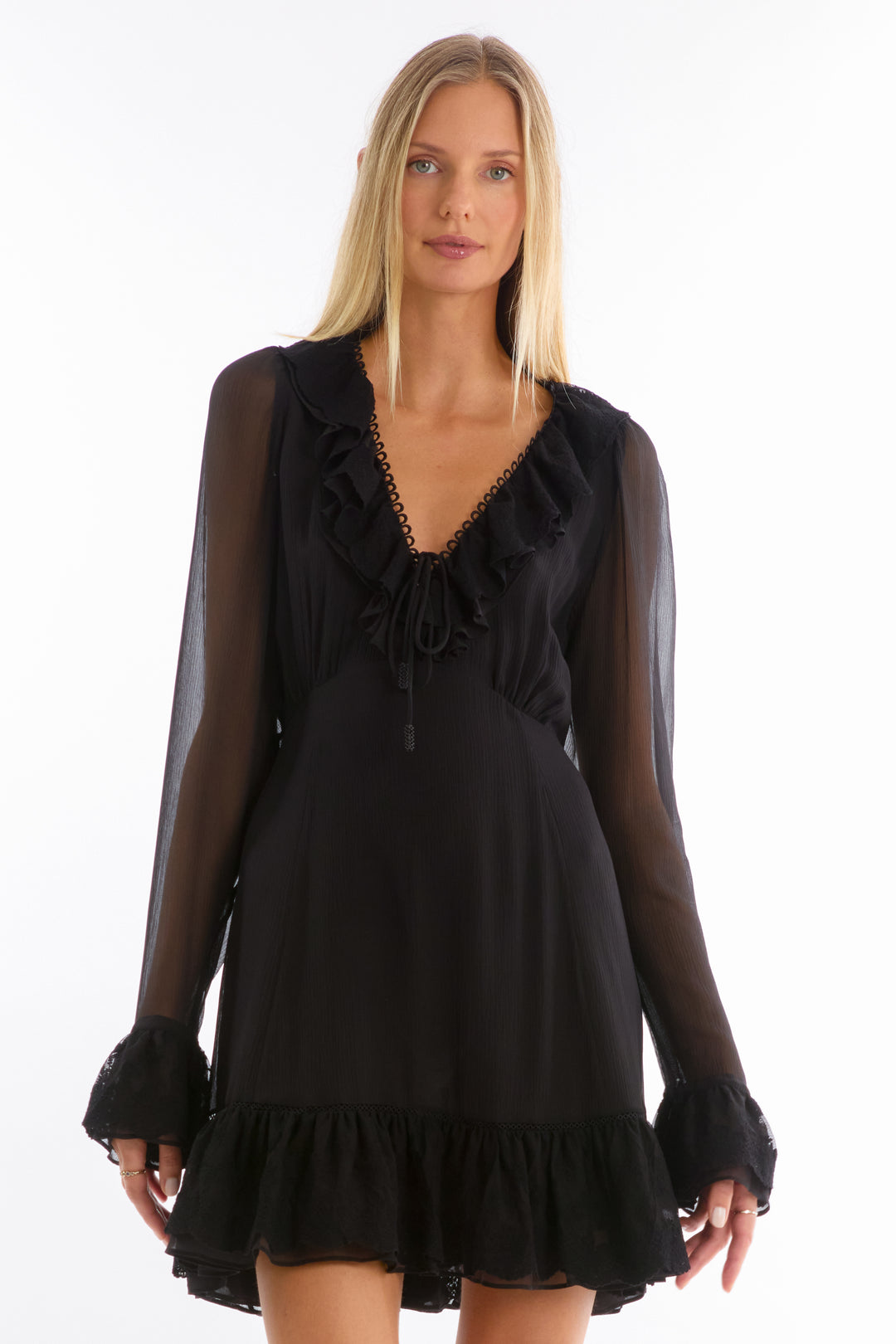 Poet Dress - 100% Organic Silk Chiffon