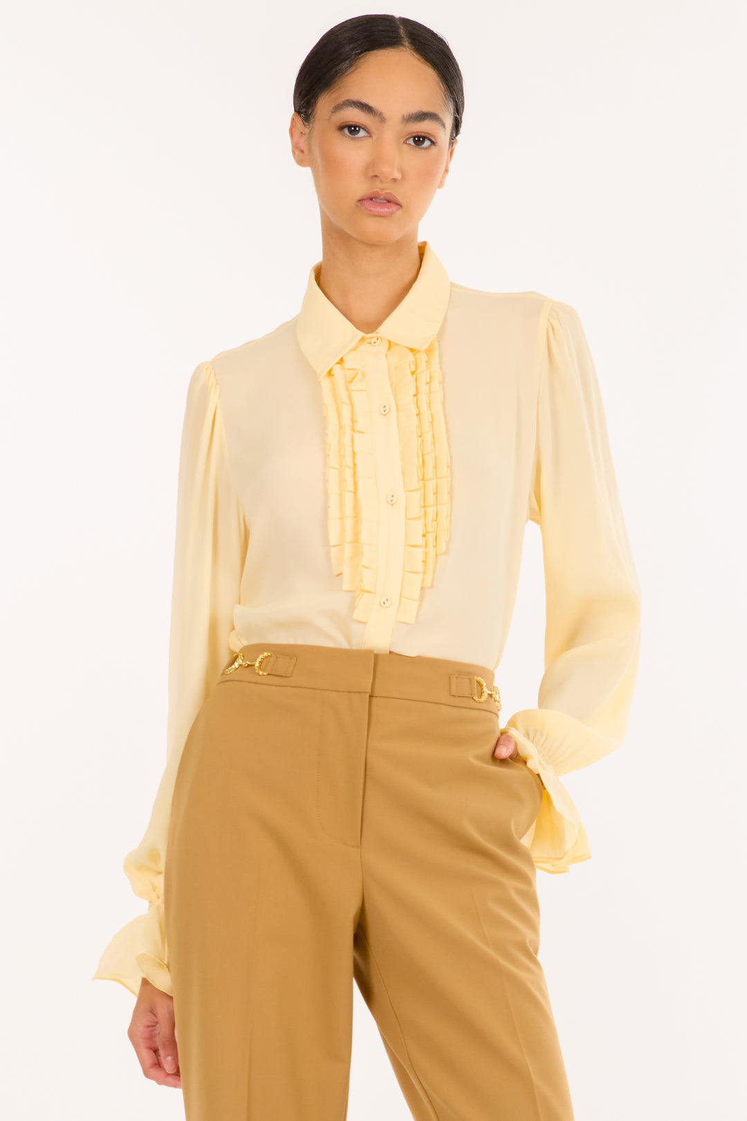 Astoria Blouse - 100% Organic Silk Chiffon