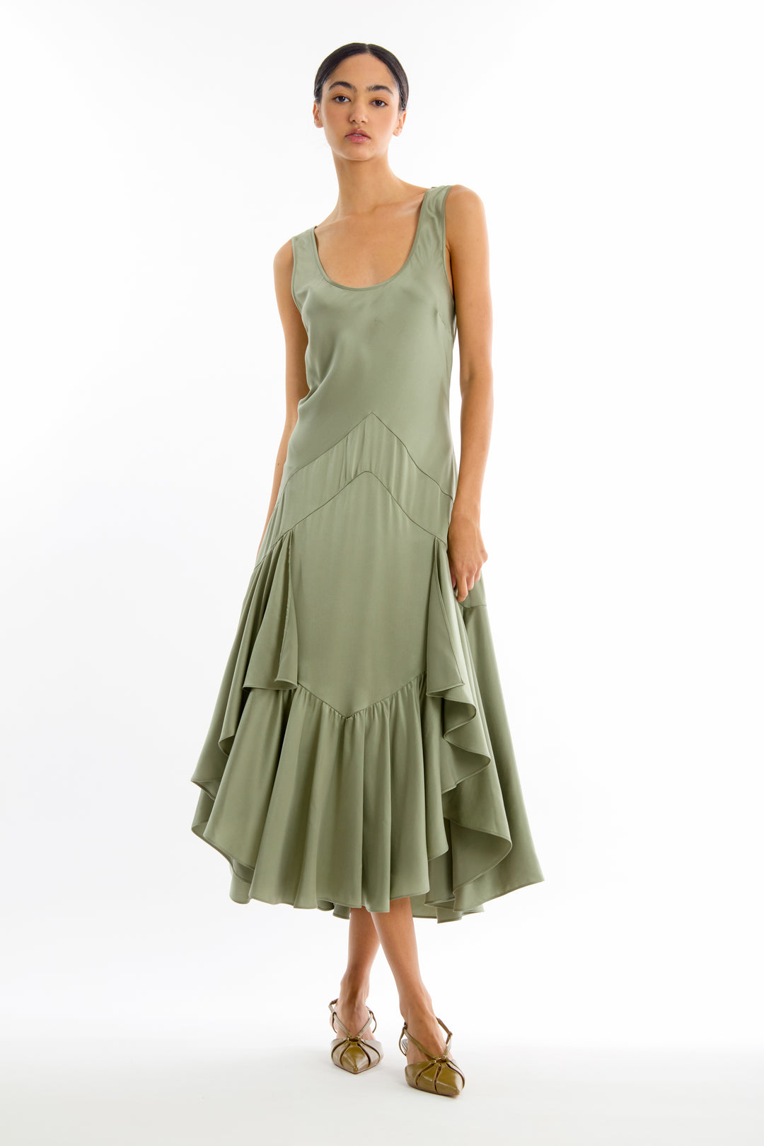 Evelyn Dress - 100% Organic Sand-Washed Silk