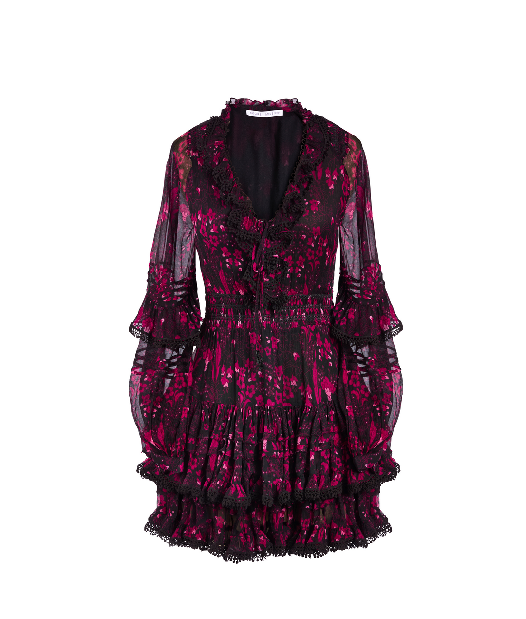 Ezra Dress - Viscose Crinkle Chiffon