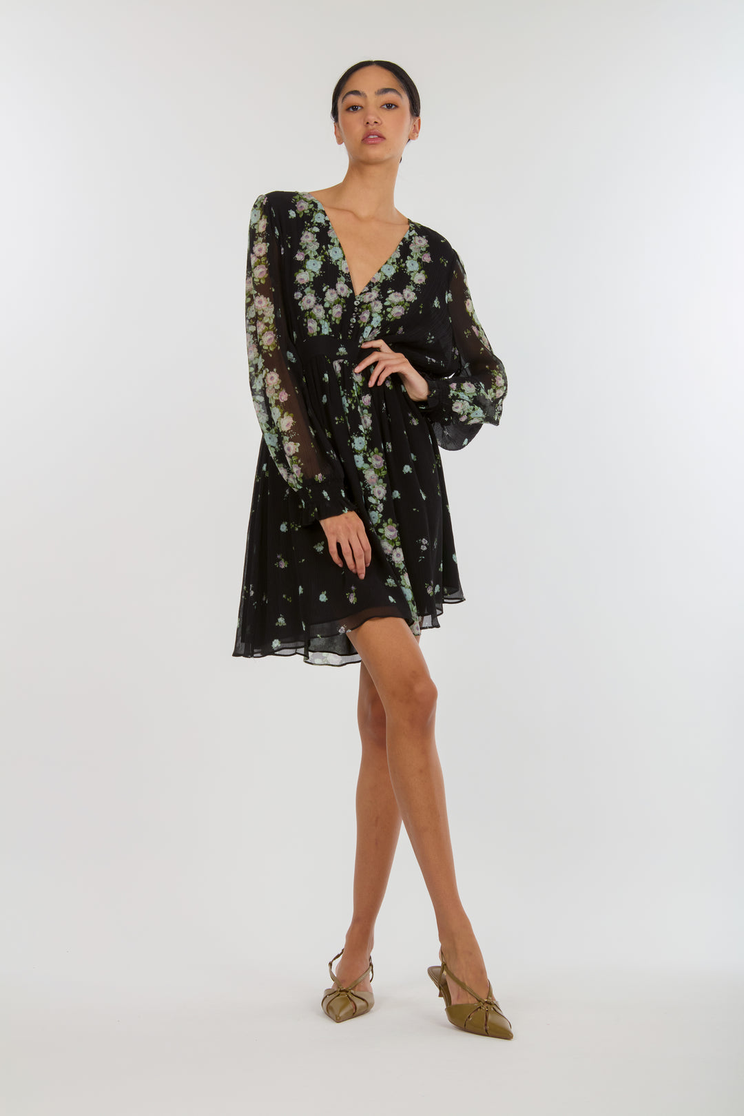 Emerson Dress - 100% Organic Silk Chiffon