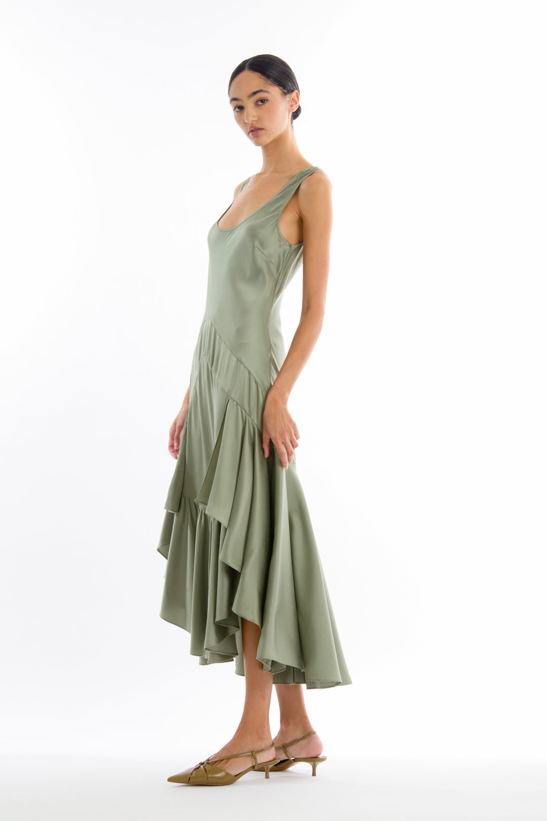 Evelyn Dress - 100% Organic Sand-Washed Silk