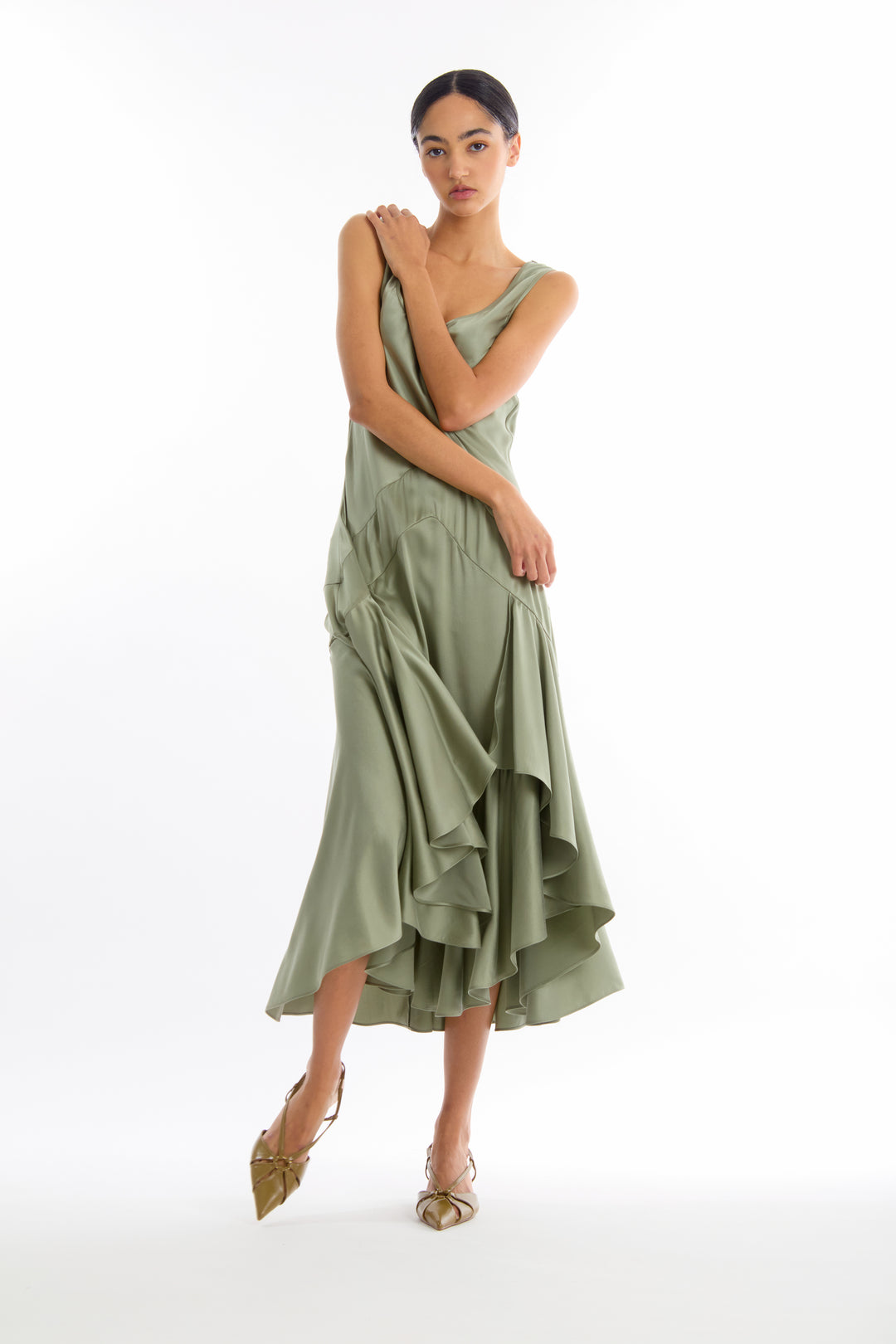 Evelyn Dress - 100% Organic Sand-Washed Silk