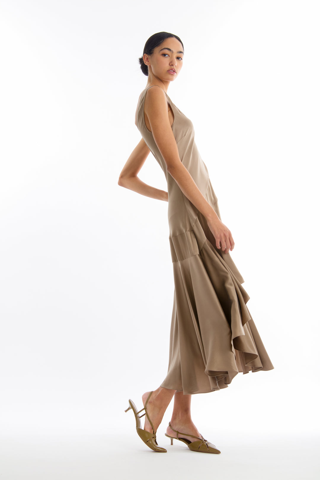 Evelyn Dress - 100% Organic Sand-Washed Silk