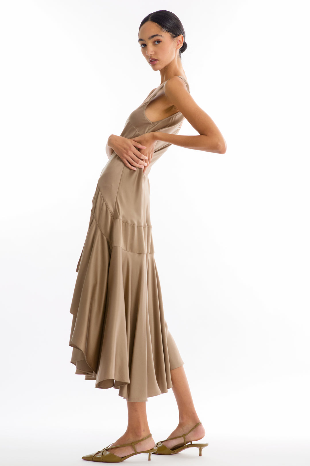 Evelyn Dress - 100% Organic Sand-Washed Silk