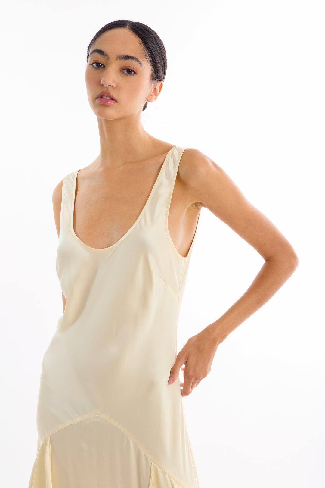 Evelyn Dress - 100% Organic Sand-Washed Silk