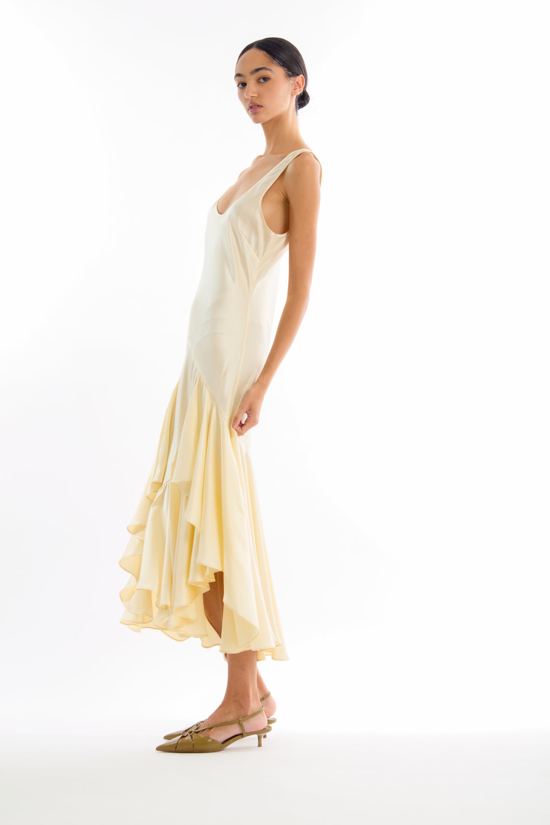 Evelyn Dress - 100% Organic Sand-Washed Silk
