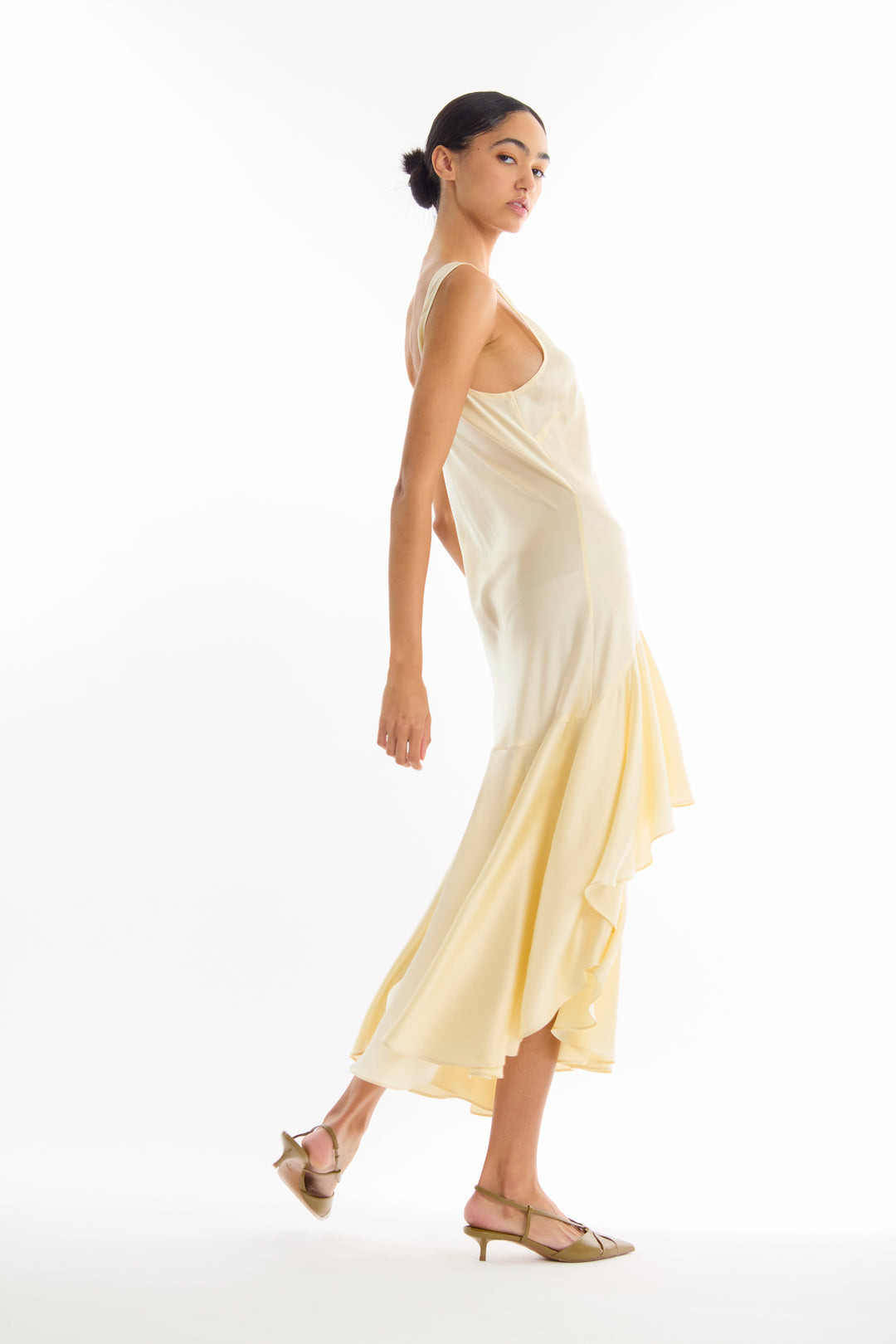 Evelyn Dress - 100% Organic Sand-Washed Silk