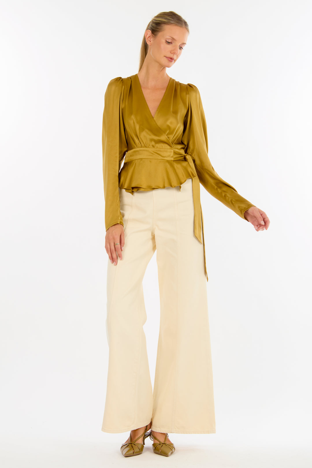 Hailey Top - 100% Organic Sand-Washed Silk
