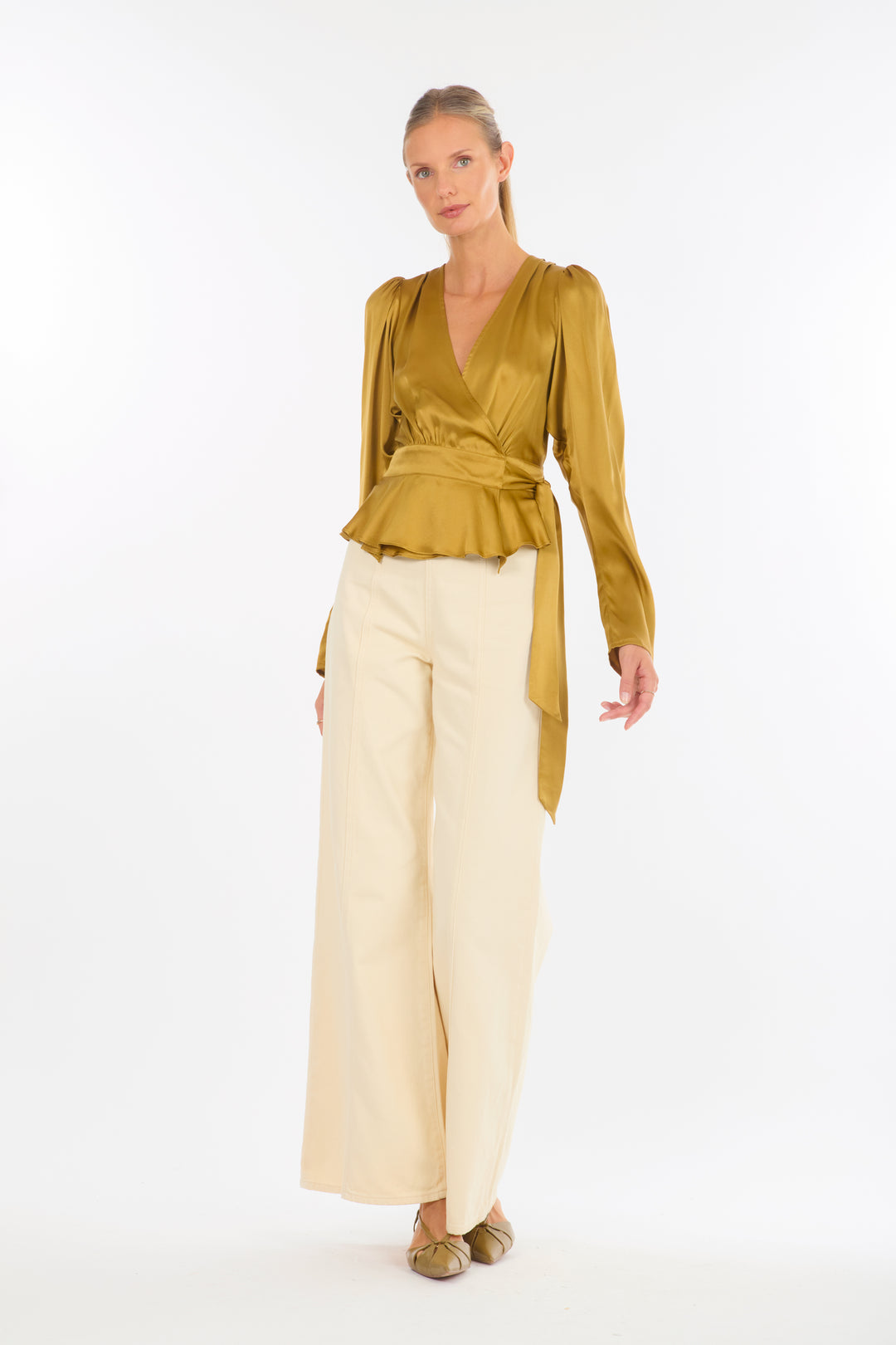 Hailey Top - 100% Organic Sand-Washed Silk