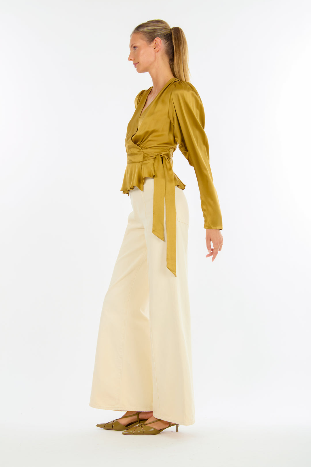Hailey Top - 100% Organic Sand-Washed Silk