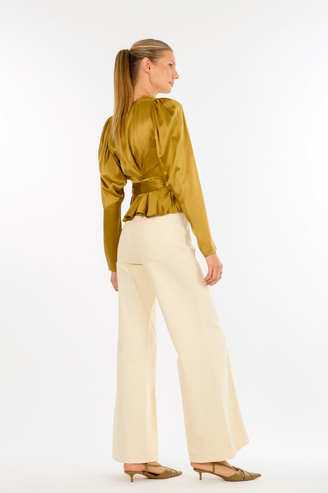 Hailey Top - 100% Organic Sand-Washed Silk