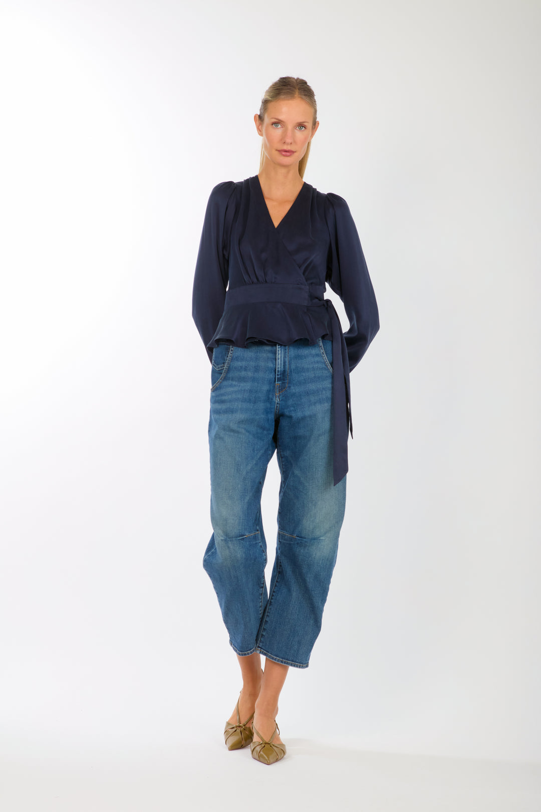 Hailey Top - 100% Organic Sand-Washed Silk