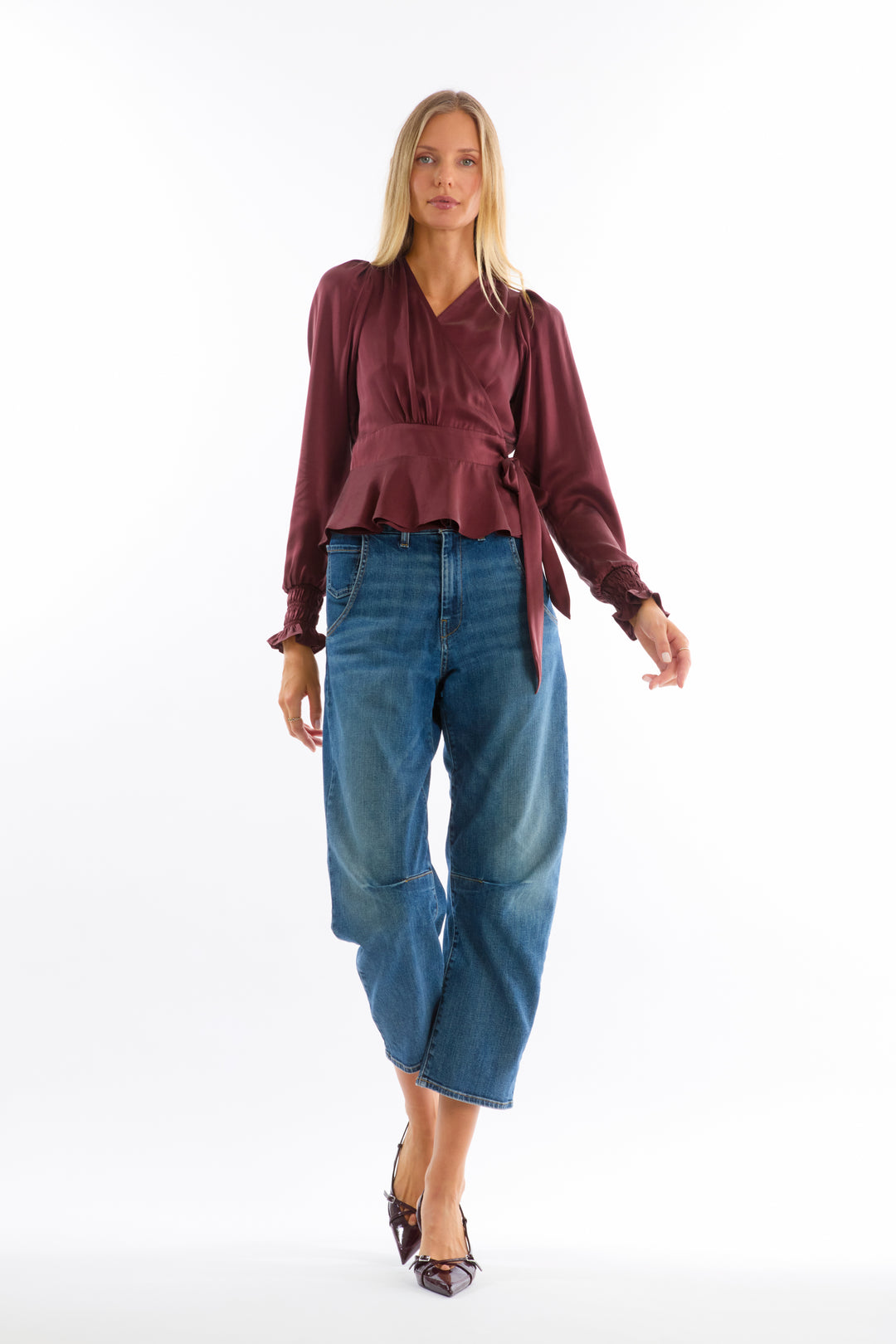 Hailey Top -100% Organic Sand-Washed Silk
