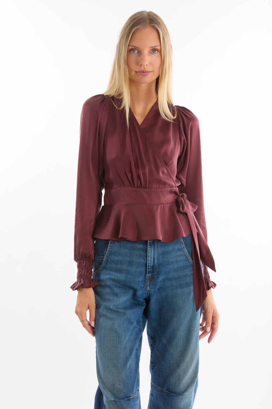 Hailey Top -100% Organic Sand-Washed Silk