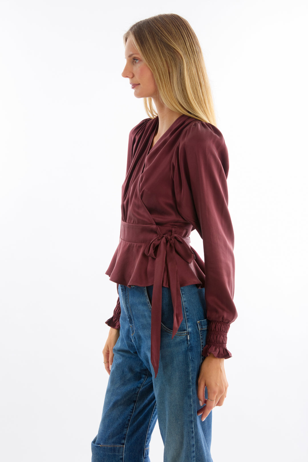 Hailey Top -100% Organic Sand-Washed Silk