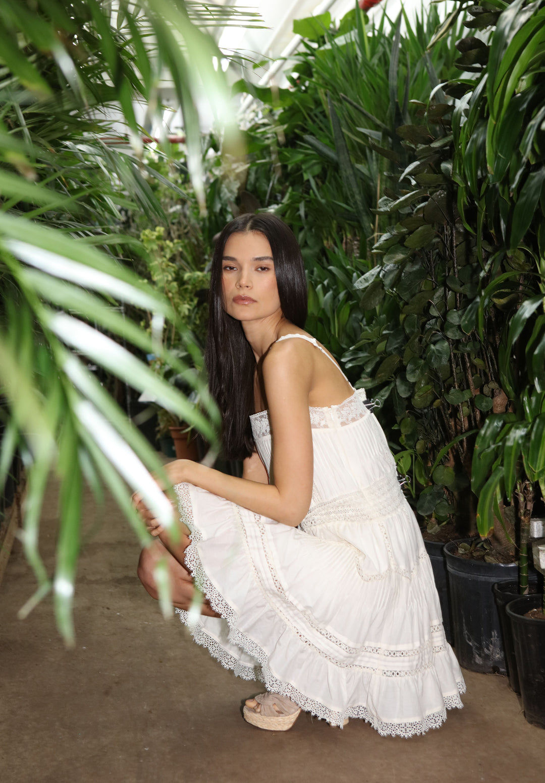 Jacques Dress - Cotton Silk with Lace