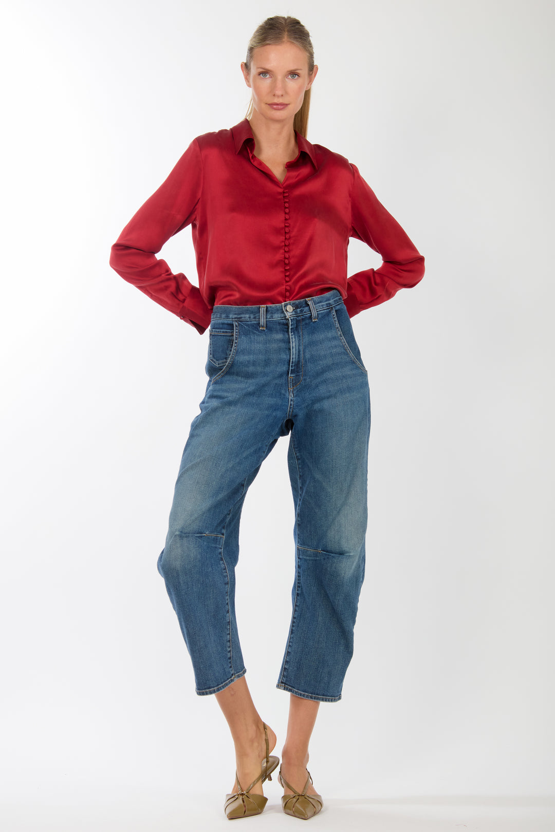 Joanne Blouse - 100% Organic Sand-Washed Silk