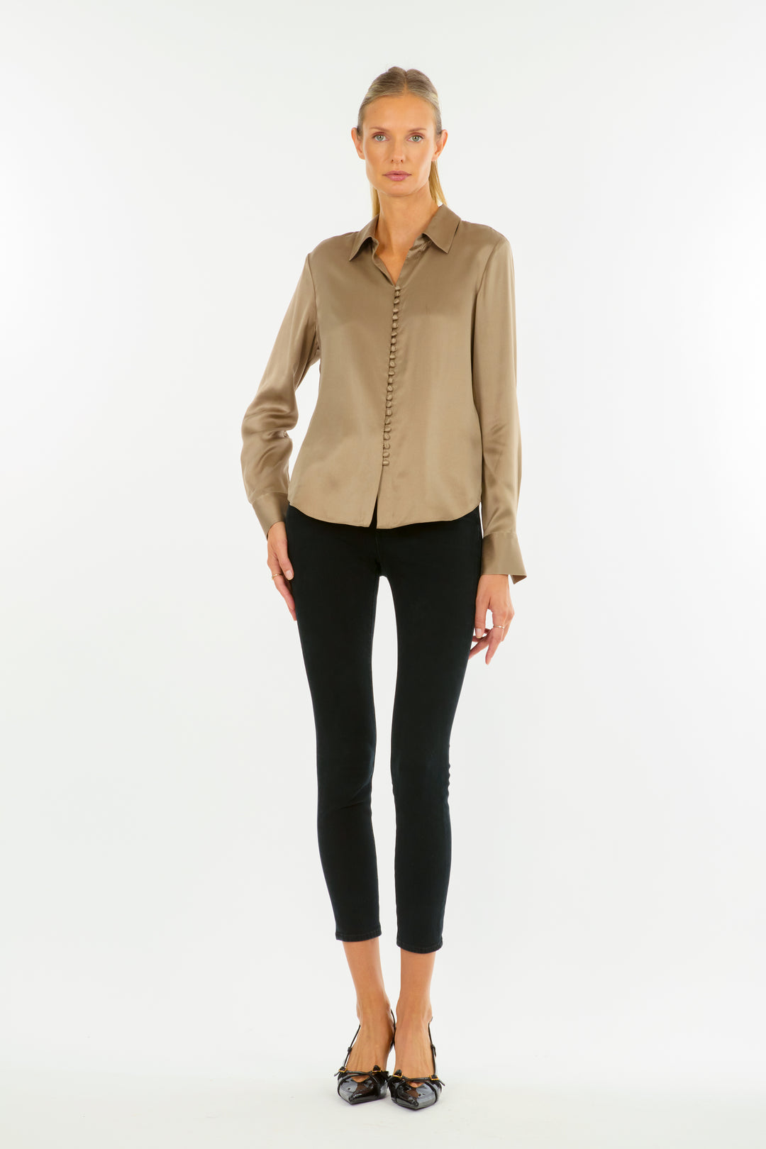 Joanne Blouse - 100% Organic Sand-Washed Silk
