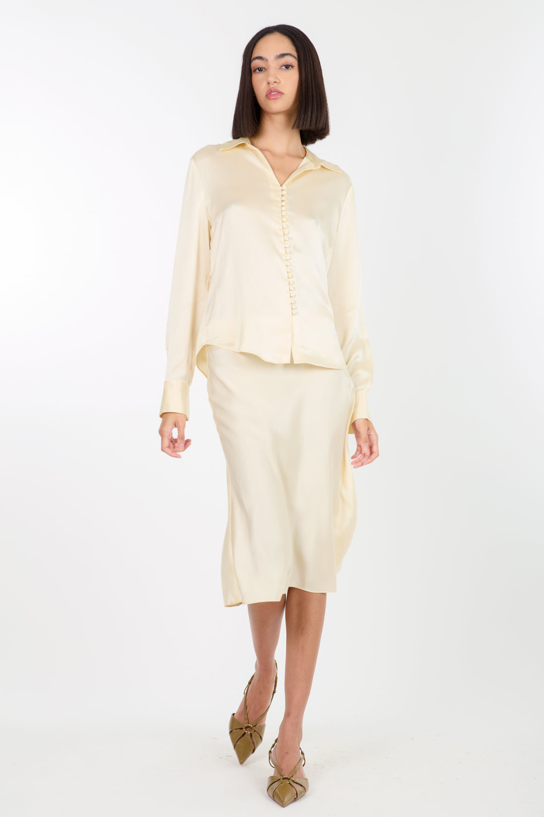 Joanne Blouse - 100% Organic Sand-Washed Silk