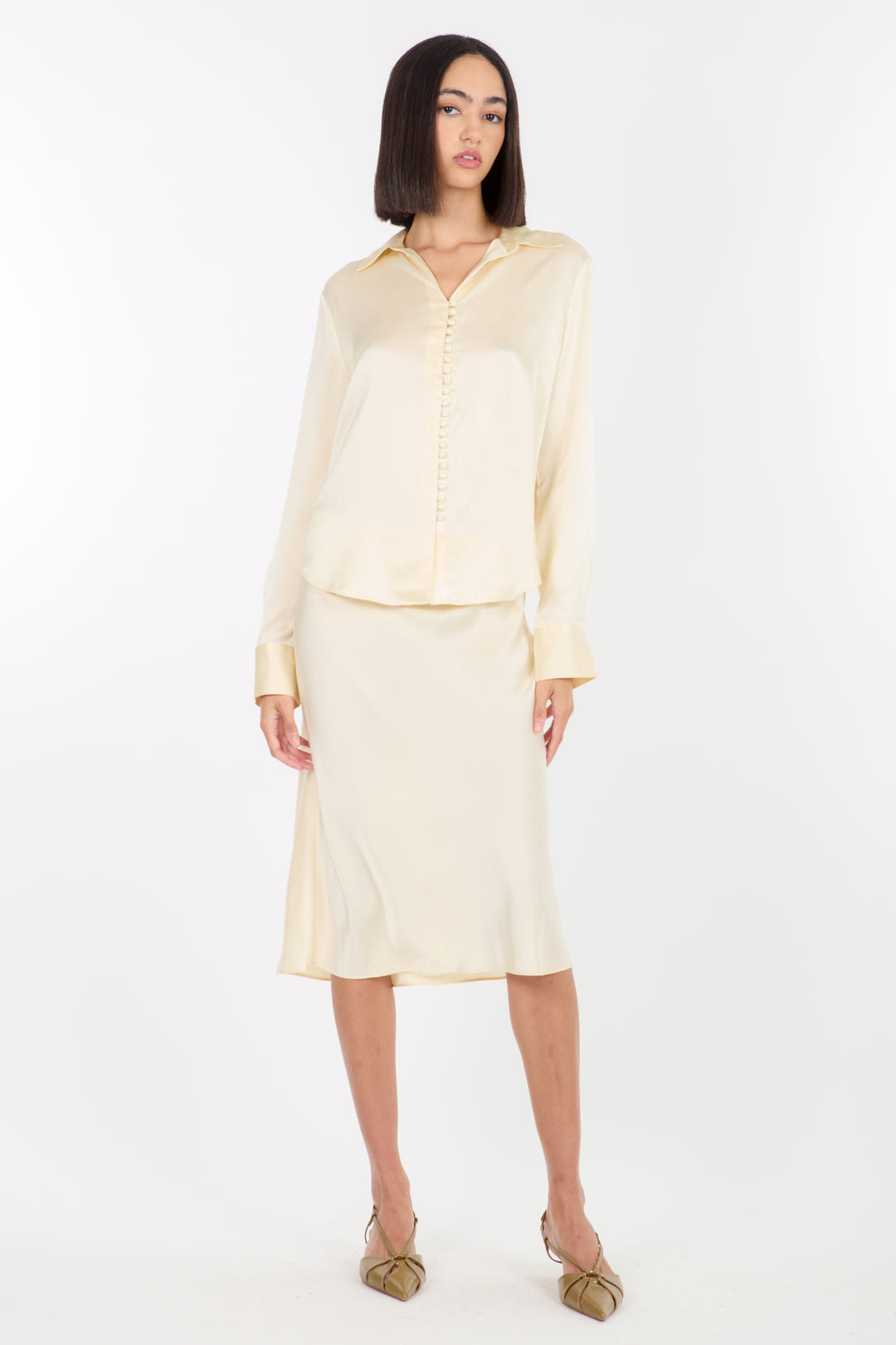 Joanne Blouse - 100% Organic Sand-Washed Silk