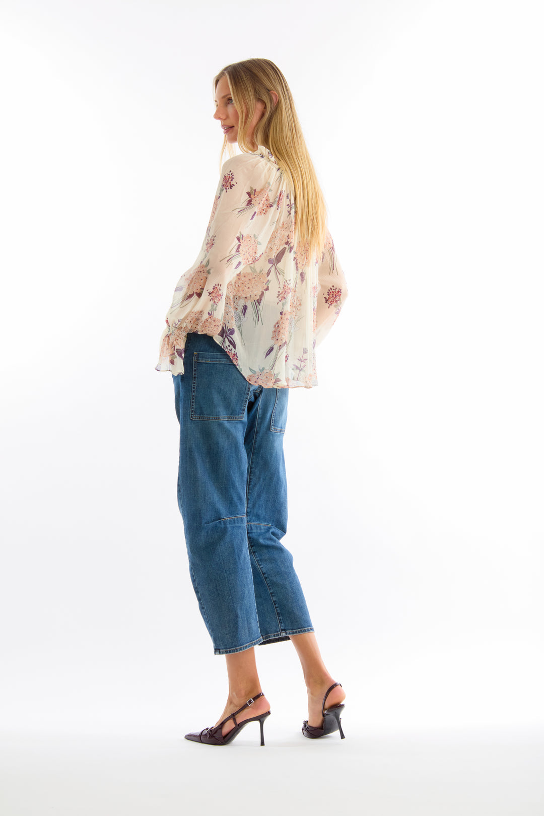 Katerina Blouse - 100% Organic Silk Chiffon