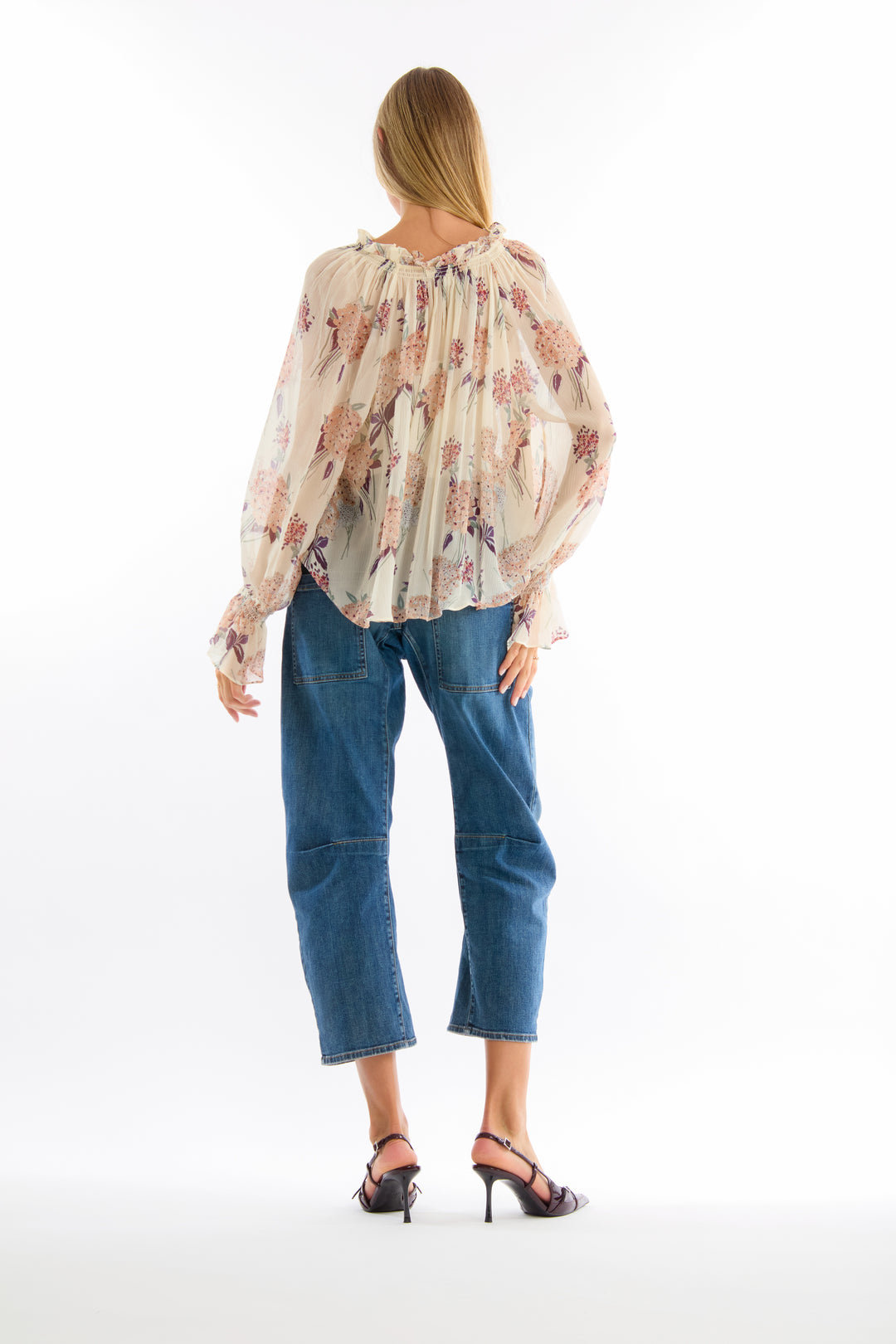 Katerina Blouse - 100% Organic Silk Chiffon