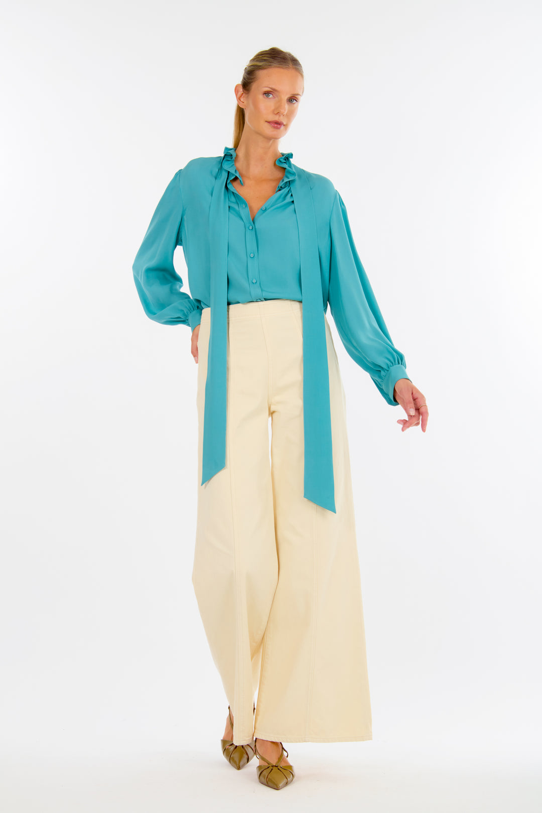 Maribelle Blouse - Silk Double Georgette