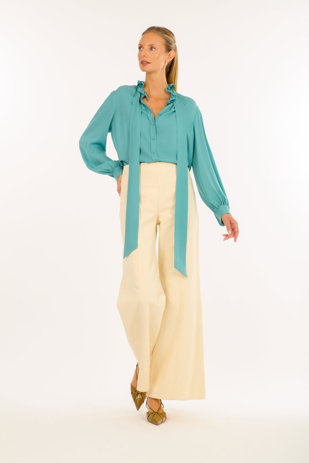 Maribelle Blouse - Silk Double Georgette