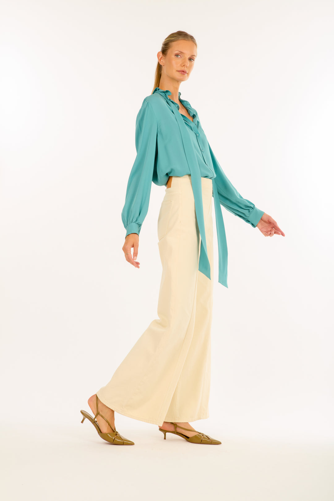 Maribelle Blouse - Silk Double Georgette