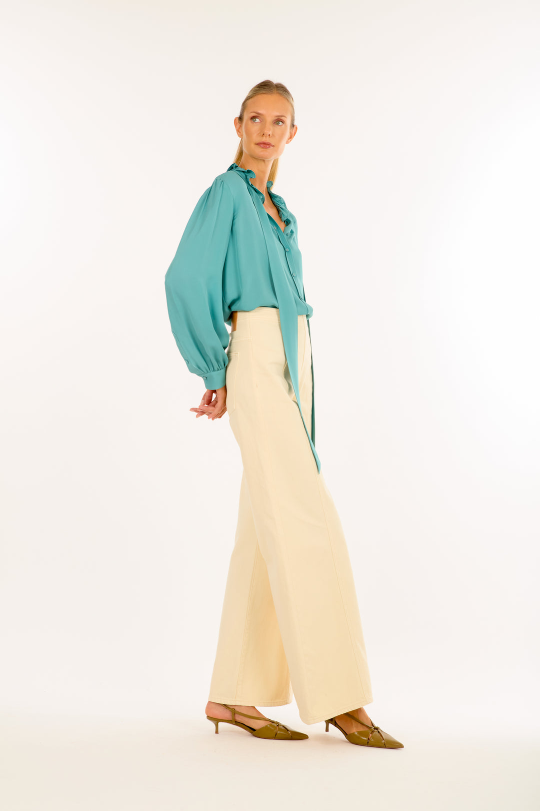 Maribelle Blouse - Silk Double Georgette
