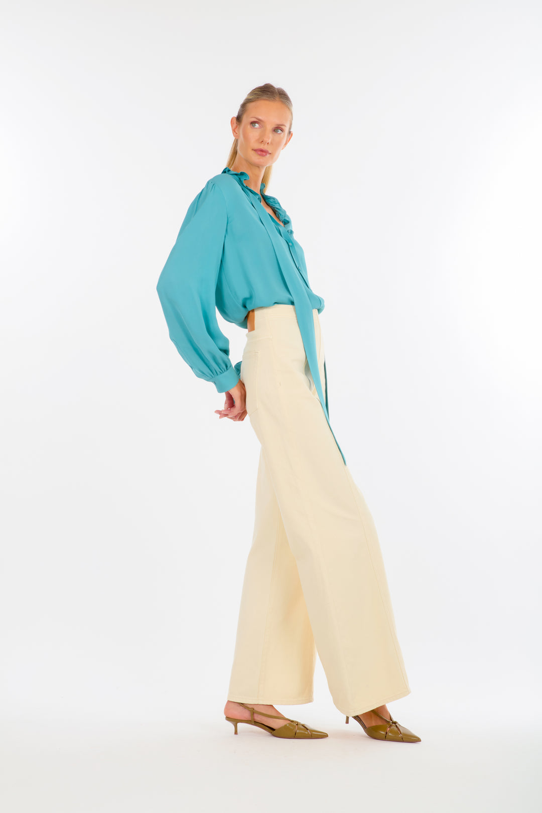 Maribelle Blouse - Silk Double Georgette