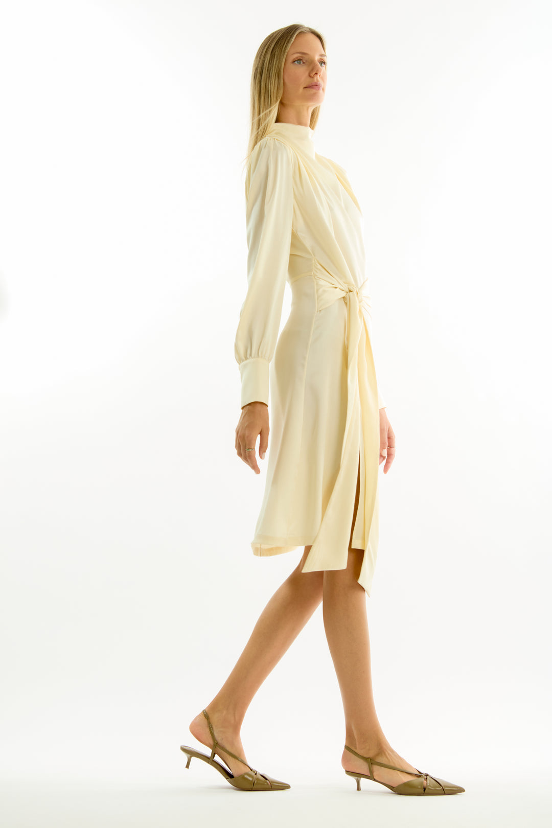 Mina Dress - 100% Organic Sand-Washed Silk