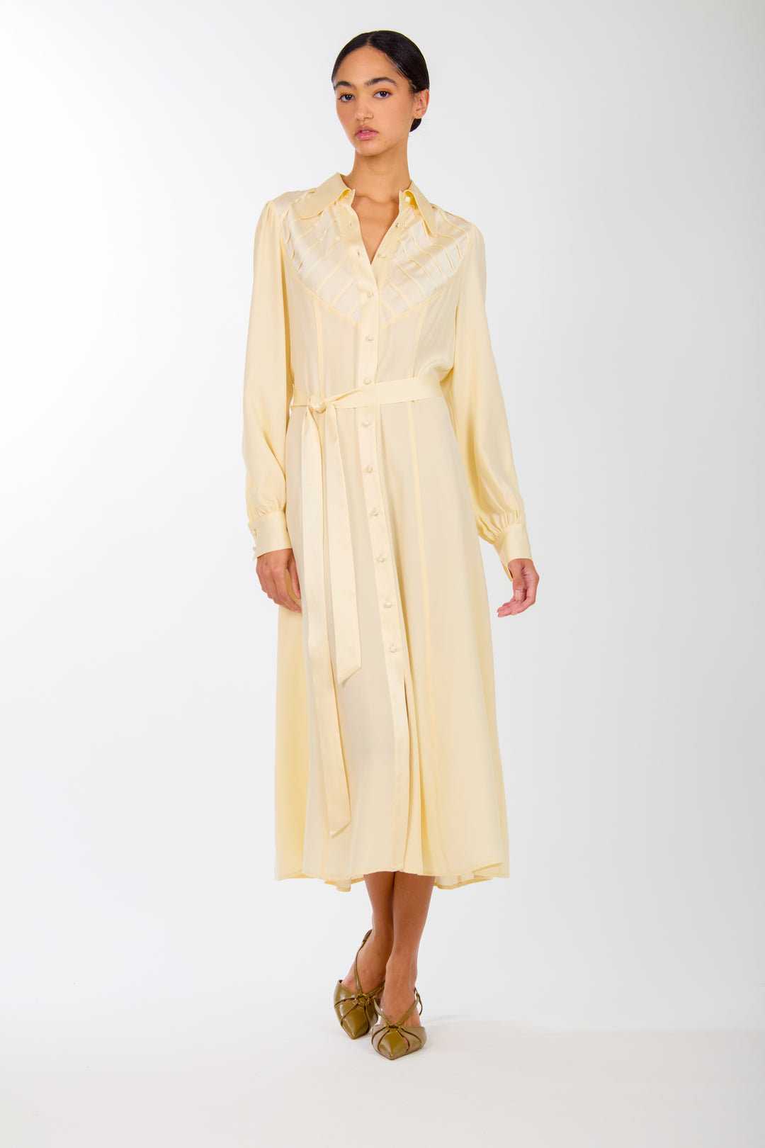 Nila Dress - 100% Organic Sand-Washed Silk