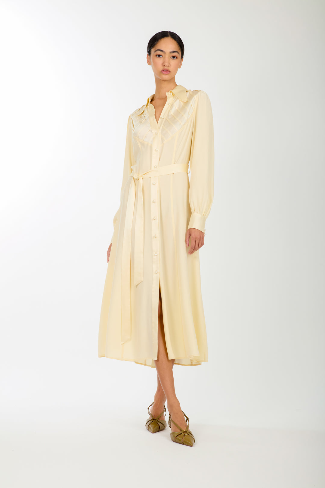 Nila Dress - 100% Organic Sand-Washed Silk