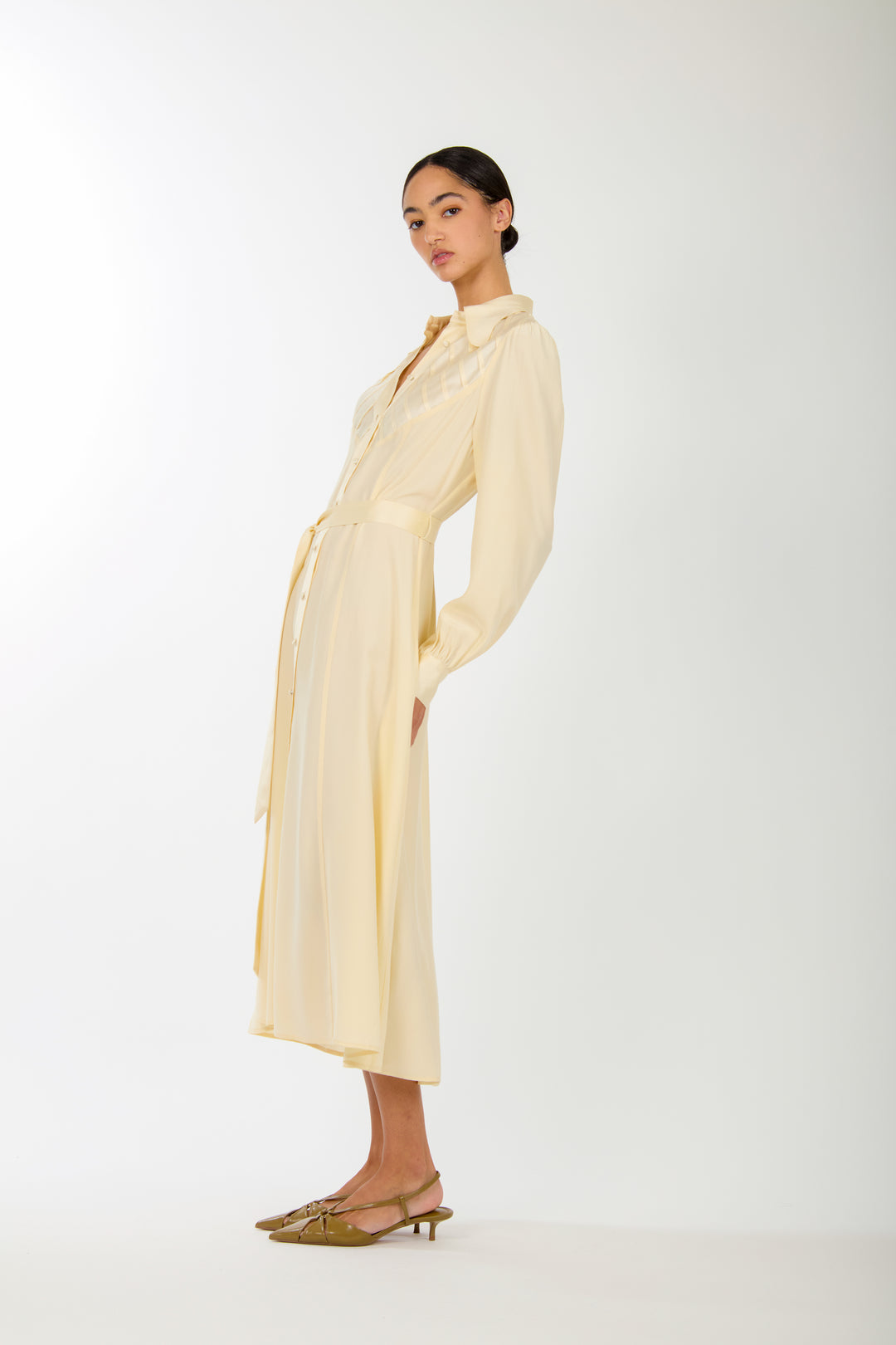 Nila Dress - 100% Organic Sand-Washed Silk
