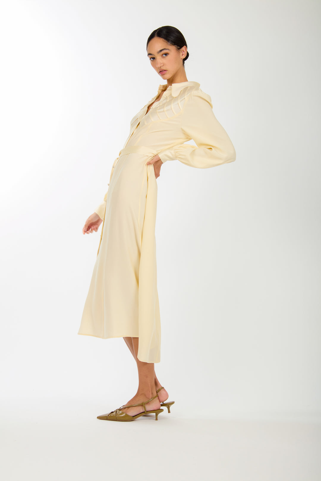 Nila Dress - 100% Organic Sand-Washed Silk