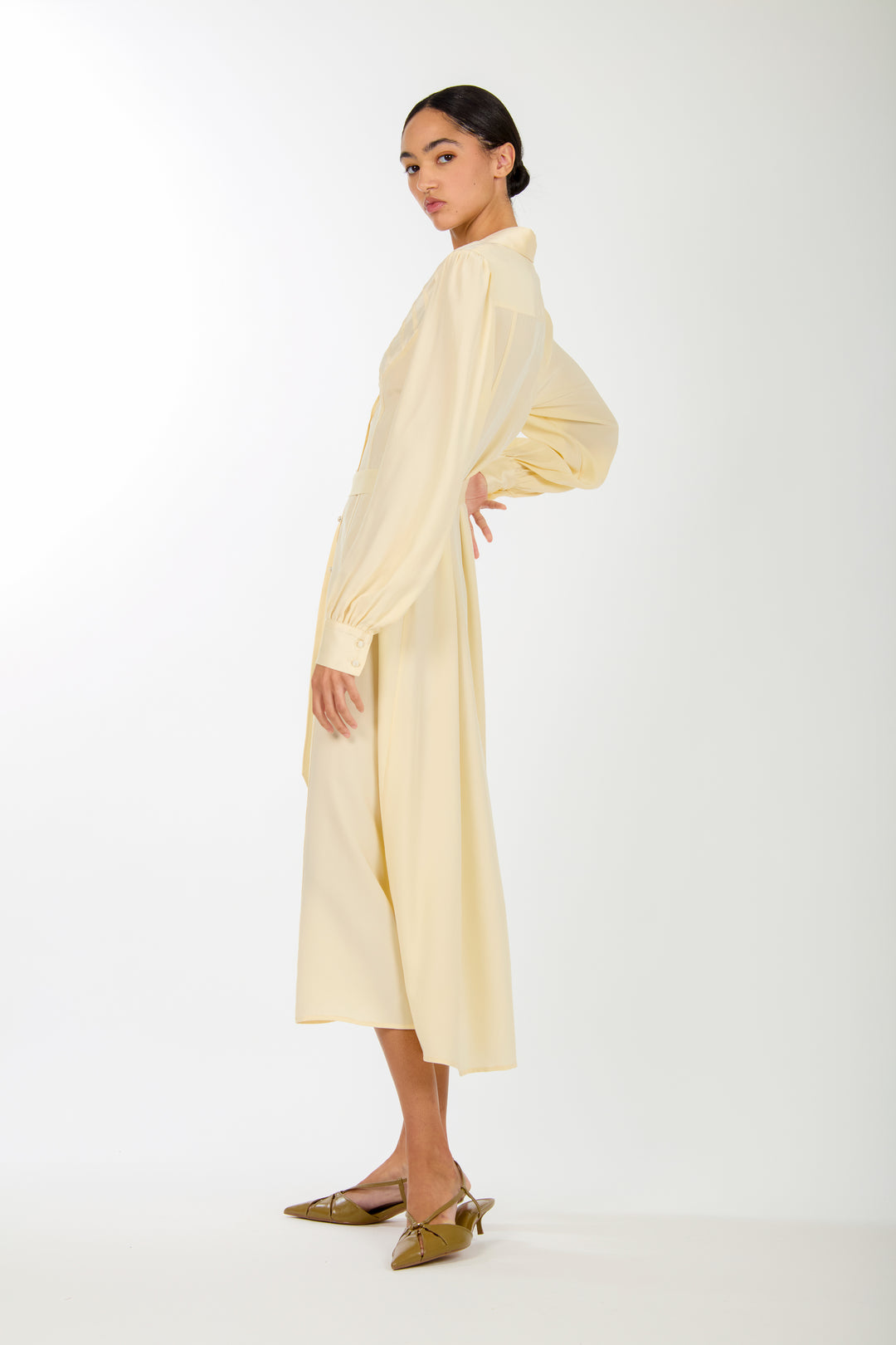 Nila Dress - 100% Organic Sand-Washed Silk