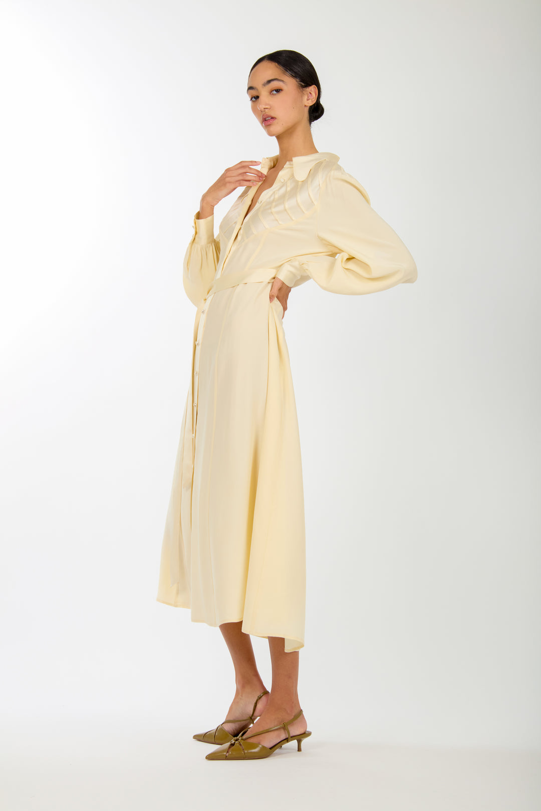 Nila Dress - 100% Organic Sand-Washed Silk