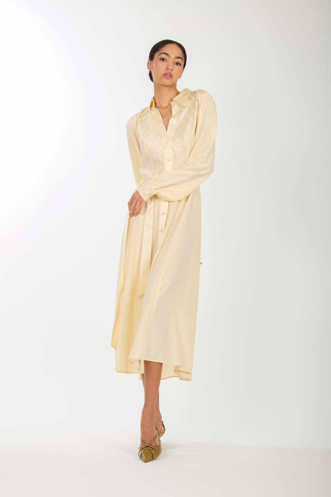 Nila Dress - 100% Organic Sand-Washed Silk
