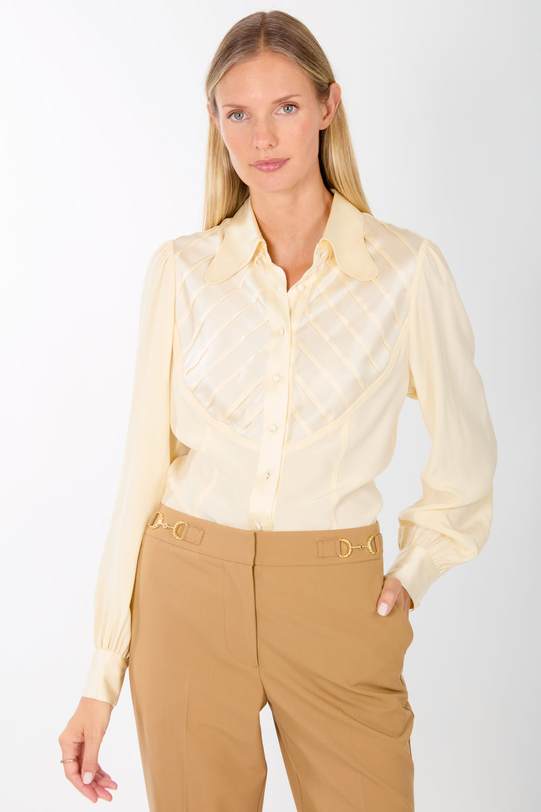 Nila Blouse - 100% Organic Sand-Washed Silk